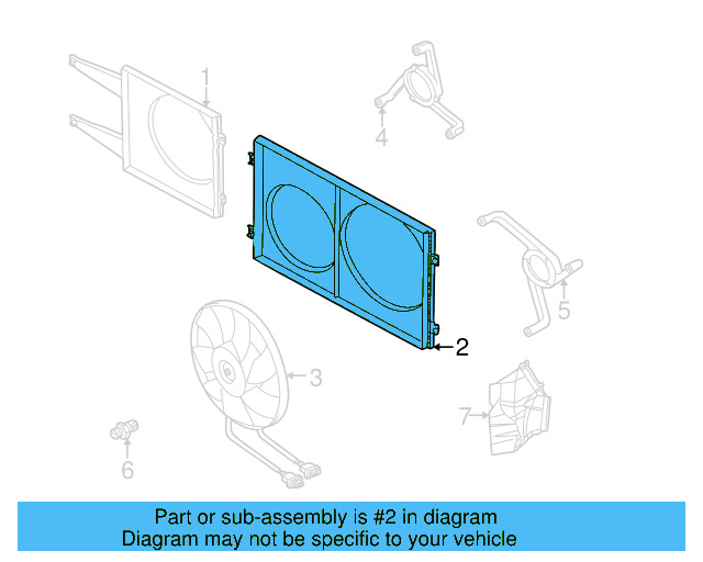 Fan Shroud 1J0-121-205-B-B41 - View 8