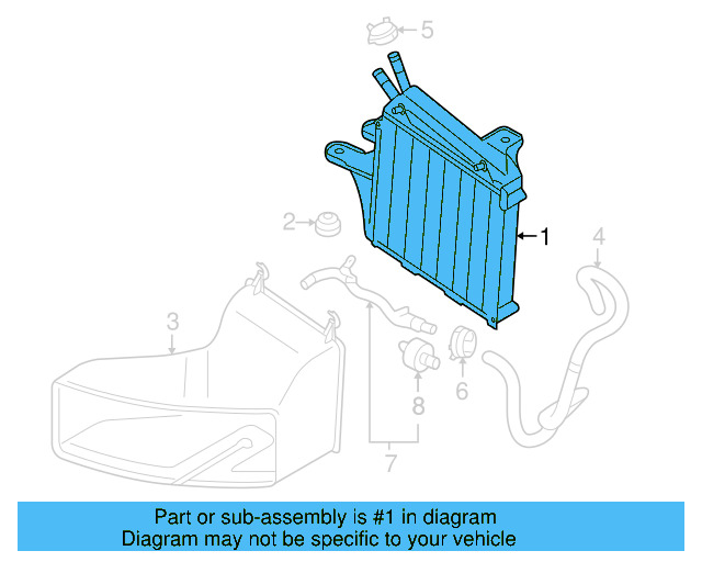 Radiator 1K0-198-251-CS - View 13