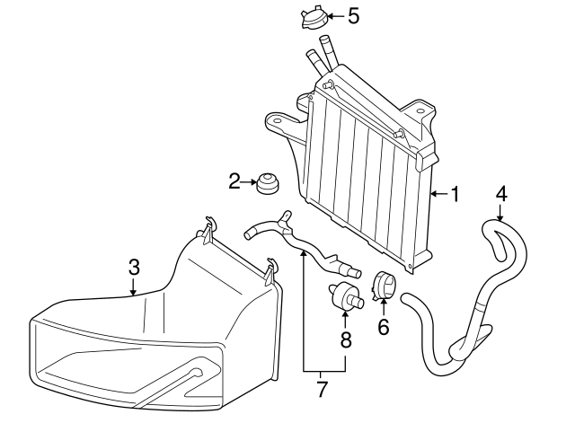 Radiator 1K0-198-251-CS - View 9