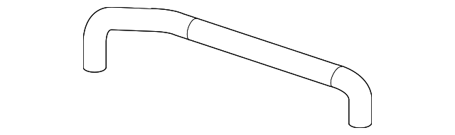 Water Hose 3C0121051AB - View 2