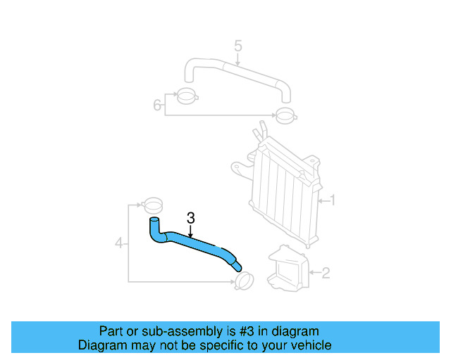 Radiator Coolant Hose 3C0-121-049-J - View 16