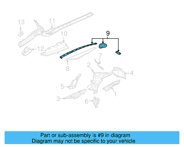 Protect Strip 3D0-821-702-A - View 3
