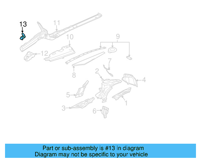 Bracket 3D0-813-751-C - View 4