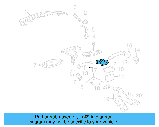 Air Duct 1C1-819-655 - View 20