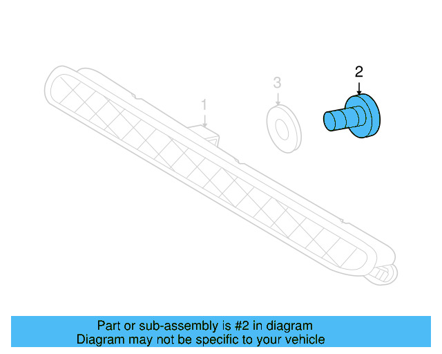 High Mount Lamp Screw N-014-122-17 - View 8