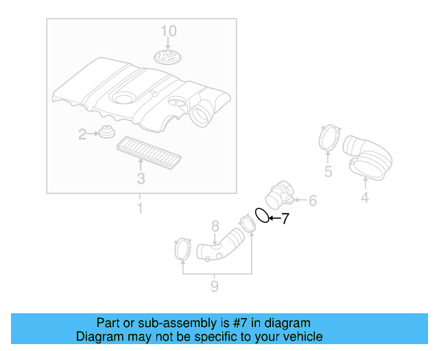 Air Mass Sensor Seal 357-129-625-A - View 33