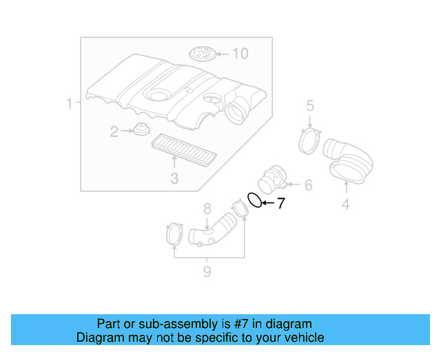 Air Mass Sensor Seal 357-129-625-A - View 37
