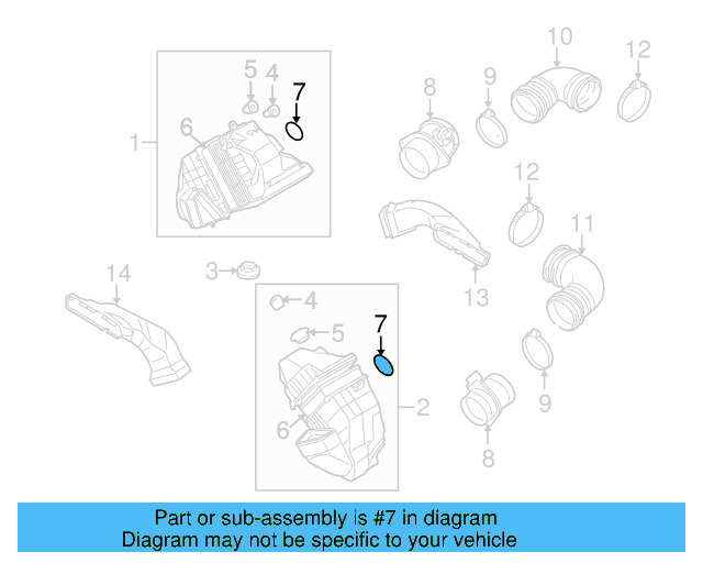 Air Mass Sensor Seal 357-129-625-A - View 40