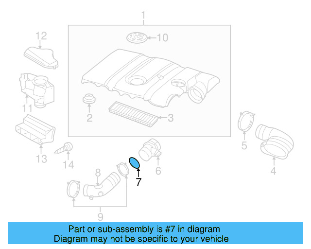 Air Mass Sensor Seal 357-129-625-A - View 43