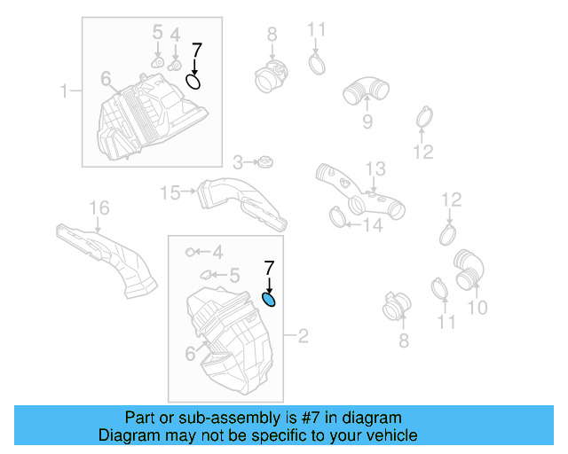 Air Mass Sensor Seal 357-129-625-A - View 91