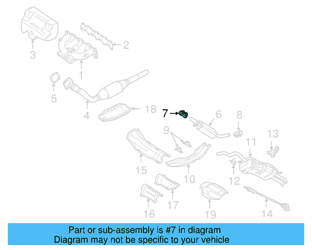 Front Muffler Clamp 357-253-141-A - View 15