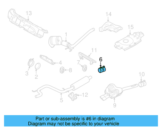 Front Muffler Clamp 357-253-141-A - View 17
