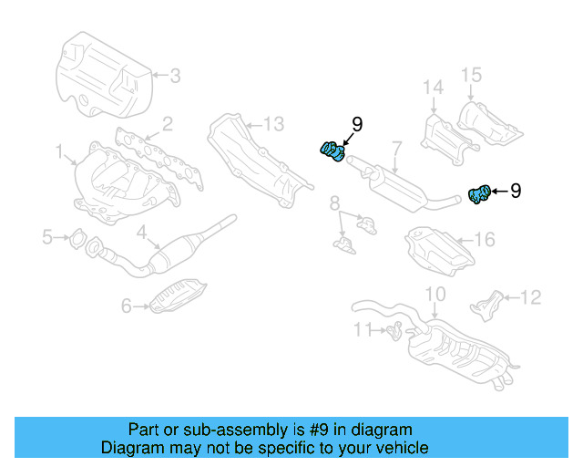 Front Muffler Clamp 357-253-141-A - View 20