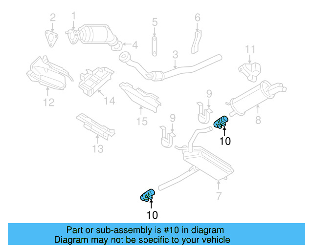 Front Muffler Clamp 357-253-141-A - View 74