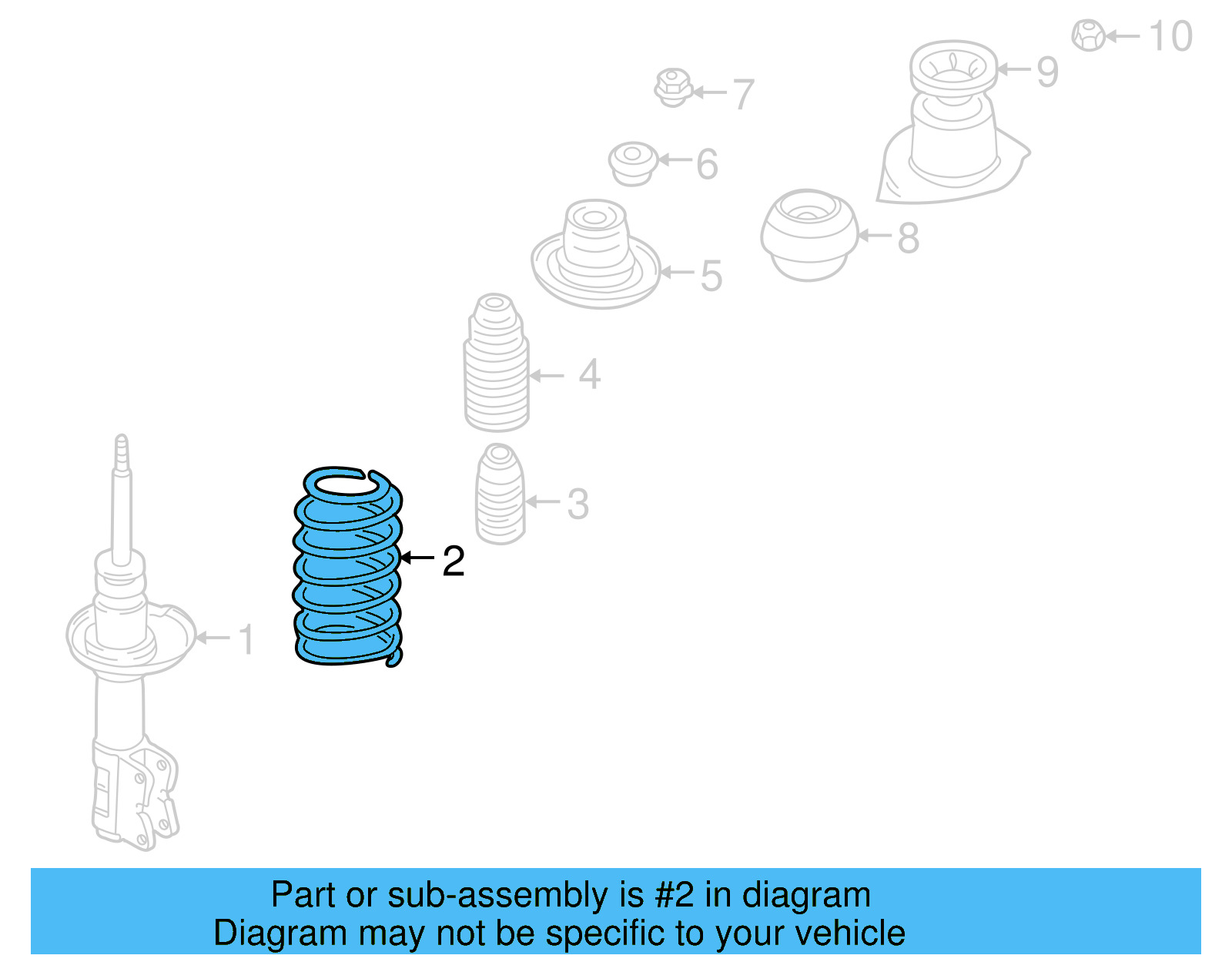 Coil Spring 357-411-105-Q - View 4
