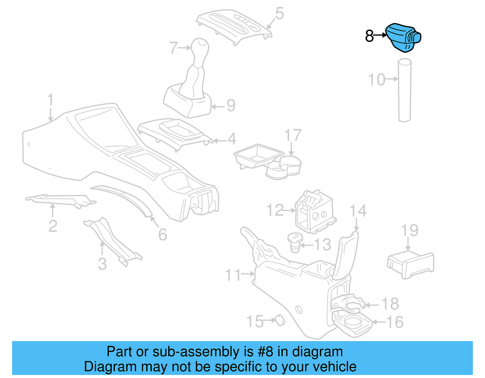 Shift Knob 357-713-155-B
