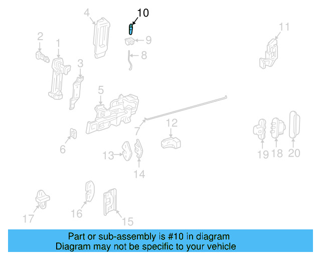 Lock Knob 357-837-187-01C - View 4