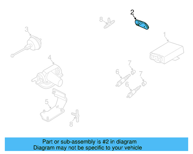 Speed Sensor 357-907-345-A - View 2