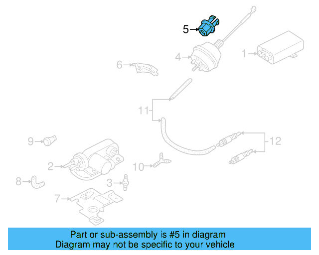 Cruise Servo Adjuster 357-907-519 - View 2
