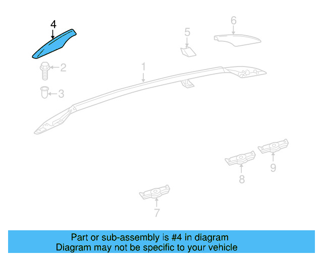 Roof Rack Cover 1K9-860-145-03C - View 7