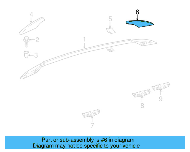 Roof Rack Cover 1K9-860-149-03C - View 8