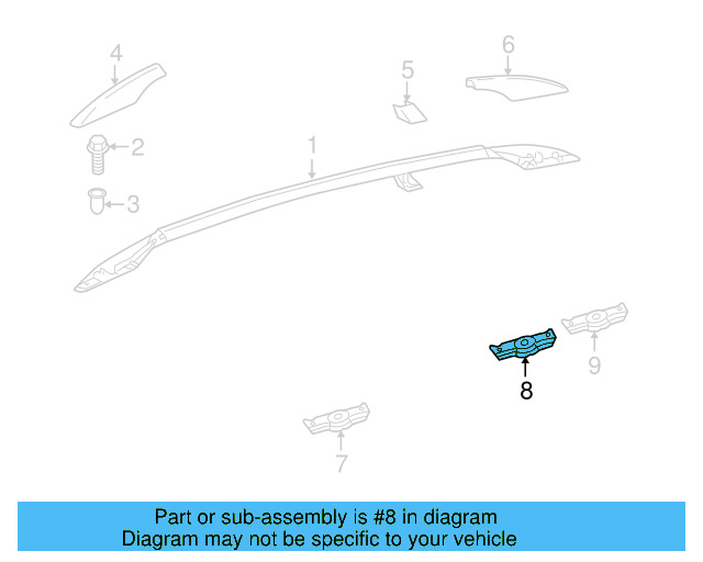 Center Bracket 1K9-817-549 - View 4