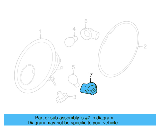 Turn Signal Light Socket 1H0-953-123-F - View 13