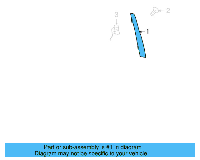 Frame Molding 5K3-837-902-A-041 - View 5