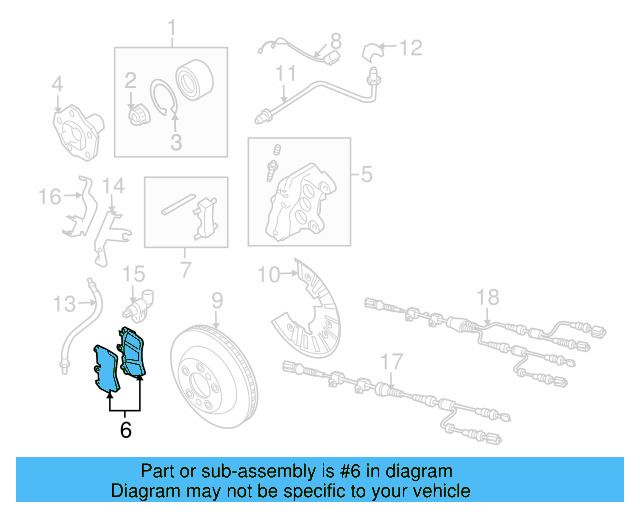 Brake Lining 7L6-698-151-K - View 2