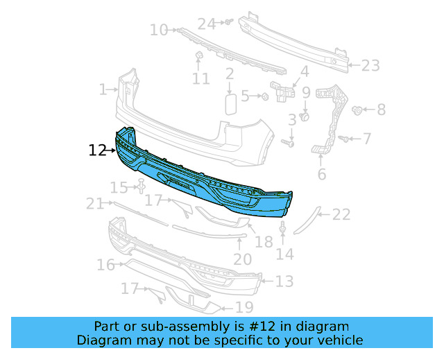 Spoiler (Unpainted) 3cm827933agru