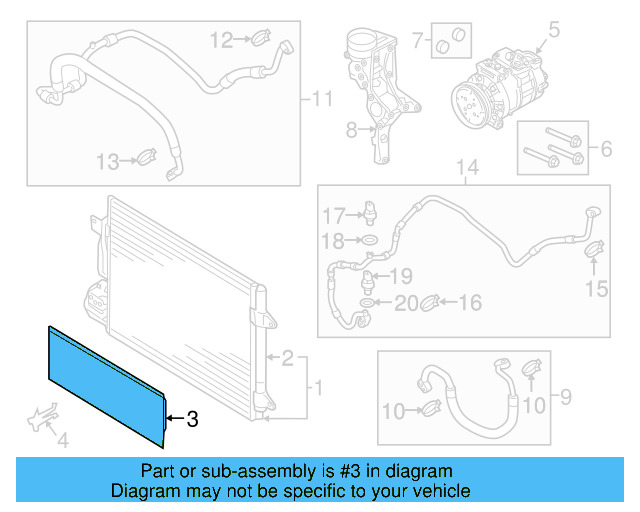 Air Grille 1K0-820-746 - View 42
