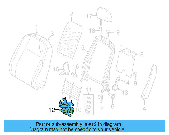 Lumbar Support 5N0-881-880-E - View 31