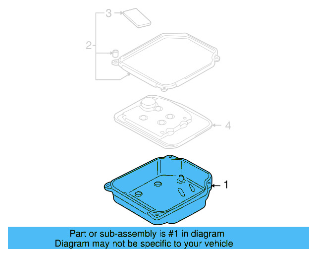 Transmission Oil Pan 01M-321-359 - View 5