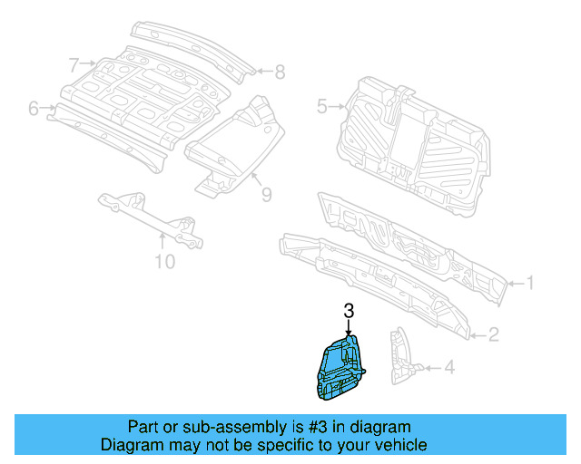 Tail Lamp Pocket 3B5-813-328-B - View 8