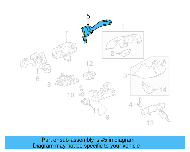 Wiper Switch 1K0-953-519-J-9B9 - View 19
