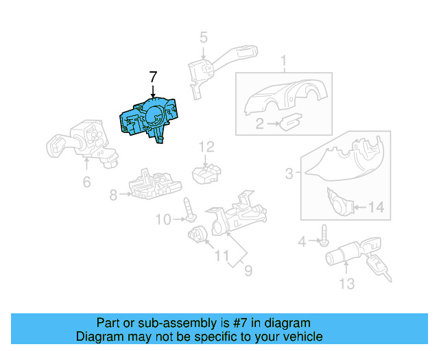 Switch Housing 1K0-905-141 - View 10