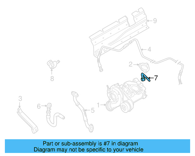 Water Hose Assembly 058-121-492-A - View 7