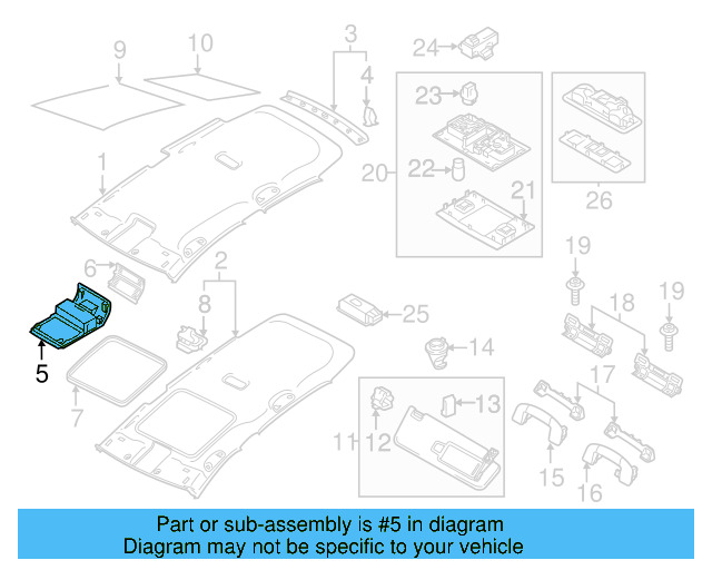 Housing 5G0-868-837-A-ZA2 - View 6