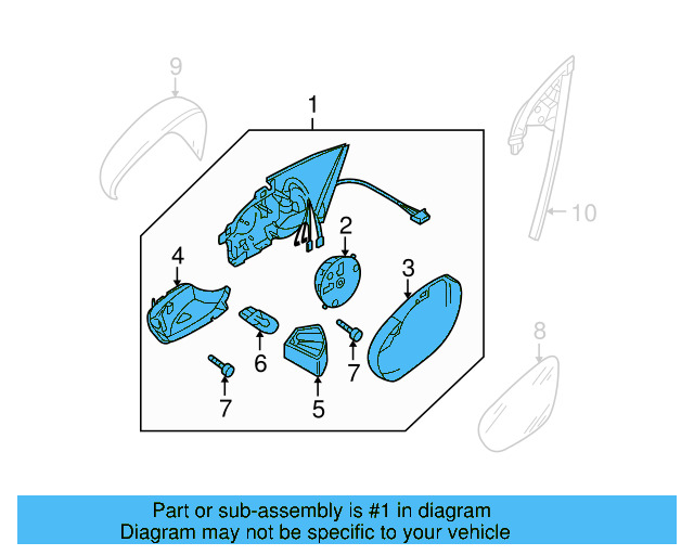 Housing Assembly 1Q1-857-508-BD-9B9 - View 3