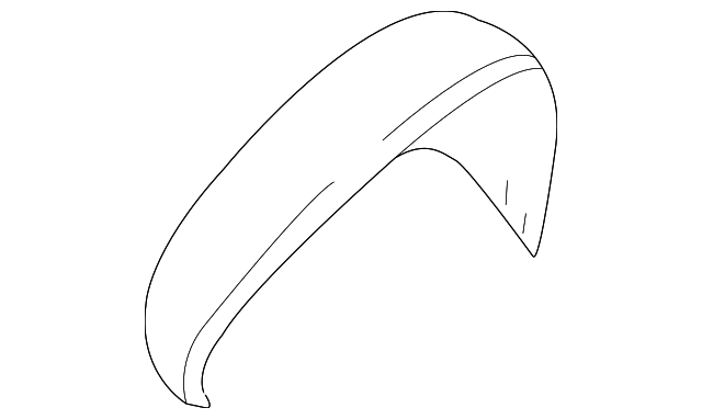 Mirror Cover (Unpainted) 3c8857538gru - View 11