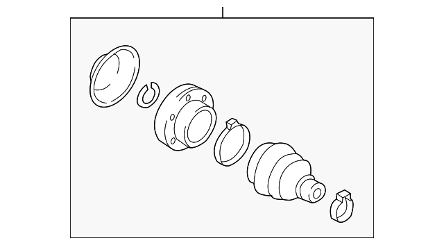 Inner Joint Assembly 1KM-498-103 - View 13