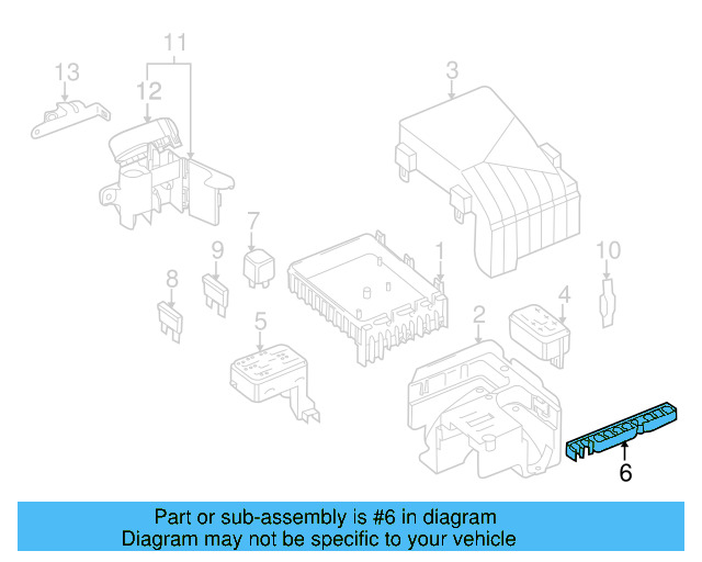 Cable Guide 1K0-971-848-S - View 18