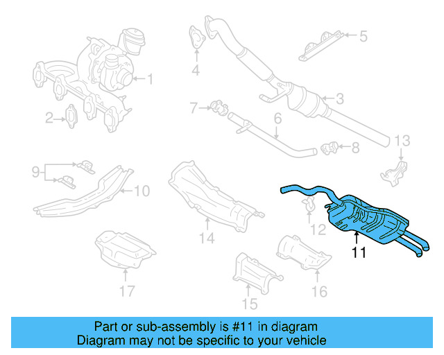 Muffler 1J5-253-609-AQ - View 3