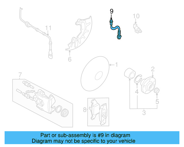 Brake Hose 1J0-611-701-N - View 27