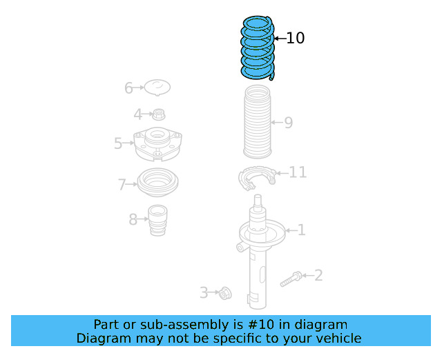 Coil Spring 5QF-411-105-S - View 3