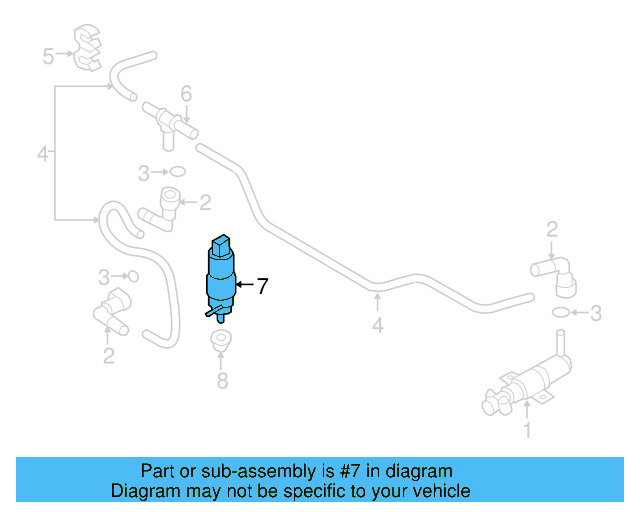 Washer Pump 3B7-955-681 - View 27