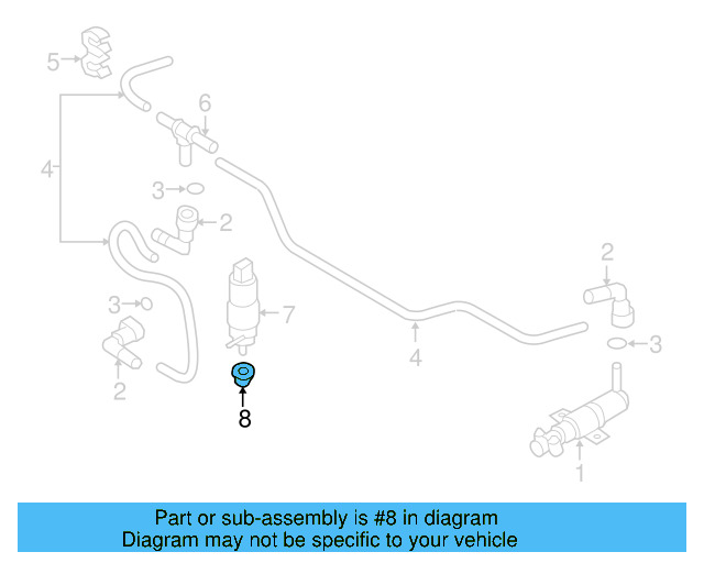 Washer Pump Seal 431-955-465-A - View 42