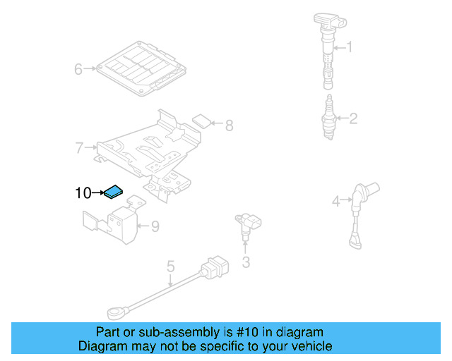 Mount Bracket Retainer 5N0-971-739 - View 11
