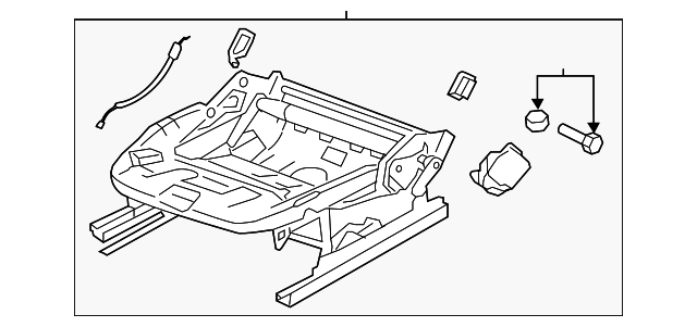 Seat Frame 1K3-881-105-EJ - View 2