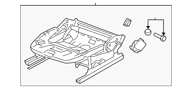 Seat Frame 1K4-881-106-PA